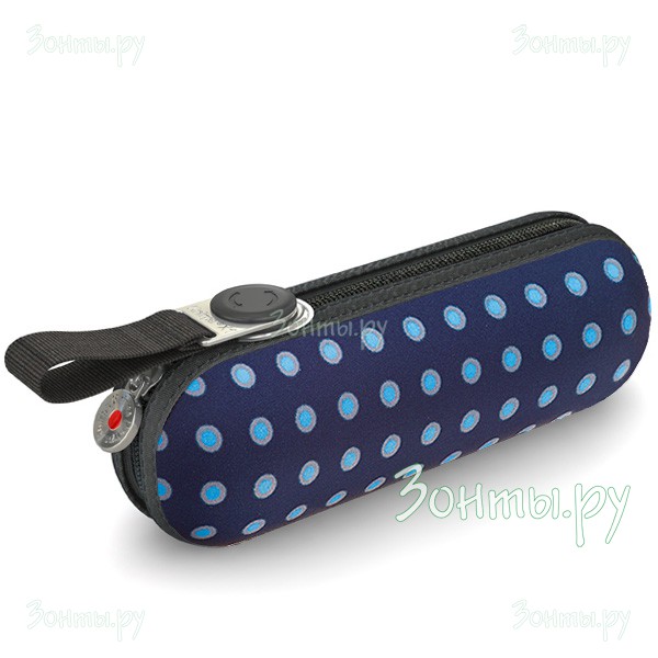 3-летняя гарантия! Женский зонт Knirps X1 89811300 Navy Dot