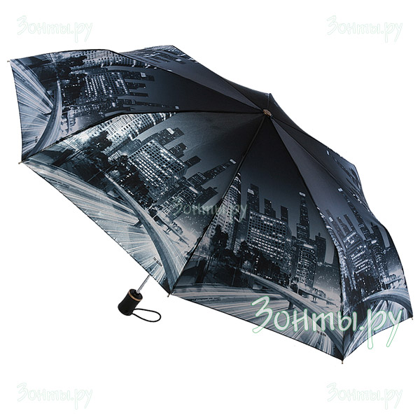 Складной женский зонт Три слона 135-27 (Сатин)