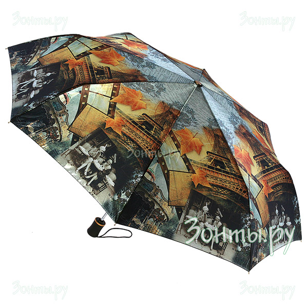Полностью автоматический женский зонт Три слона 135-30 (Сатин)