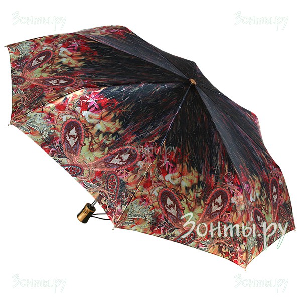 Сатиновый женский зонт фирмы Три слона 100-57