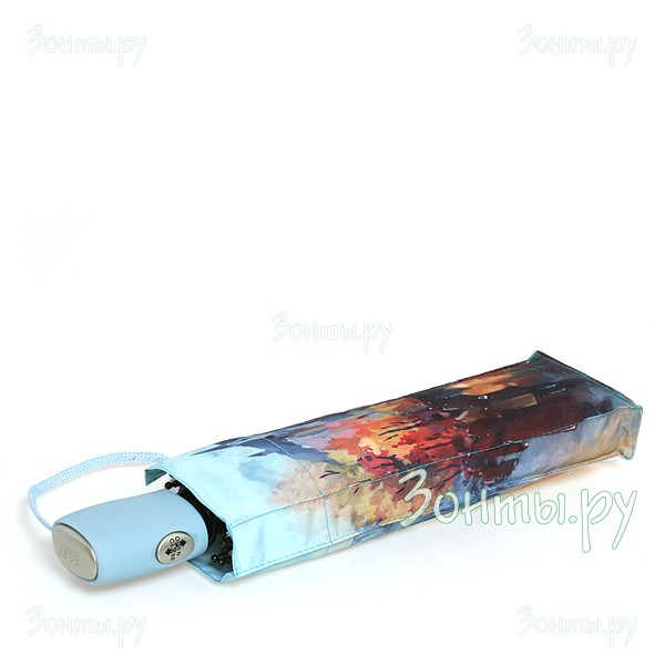 Плоский женский зонт Zest 23815-38 Париж