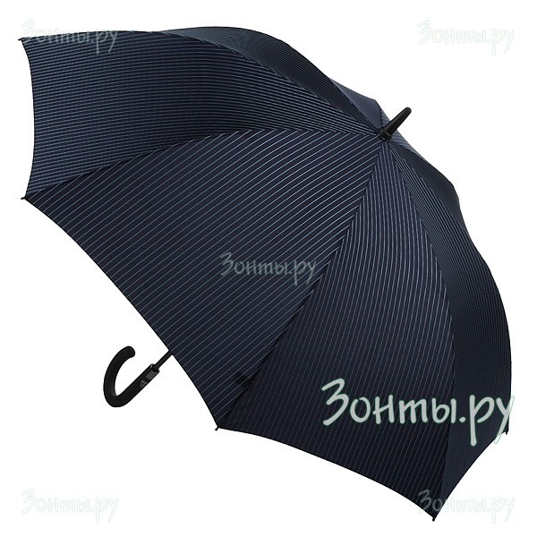 Синий зонт-трость Fulton G451-2639 Knightbridge-2 в тонкую полоску