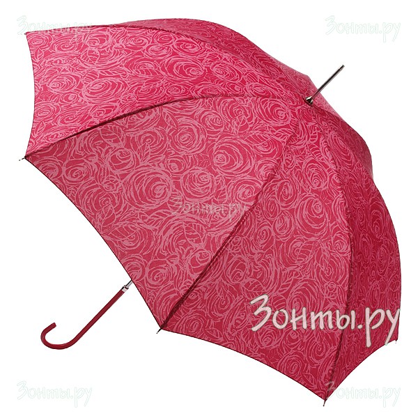 Женский легкий зонт-трость Fulton L600-2634 Eliza-2 в розовых тонах