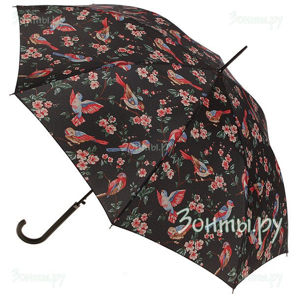 Женский дизайнерский зонт-трость Cath Kidston L755-2269 с чудесными птичками