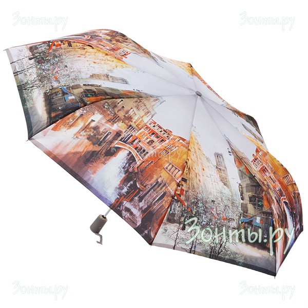 Зонтик женский, купол с рисунком Zest 23715-138