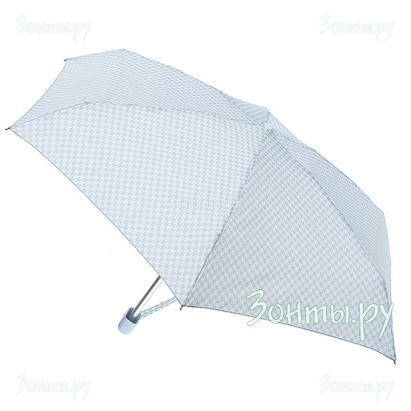 Маленький плоский зонтик Fulton L501-2750 Gingham Tooth