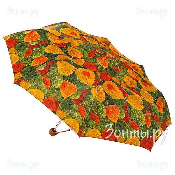 Женский зонтик с листьями механический Airton 3535-78