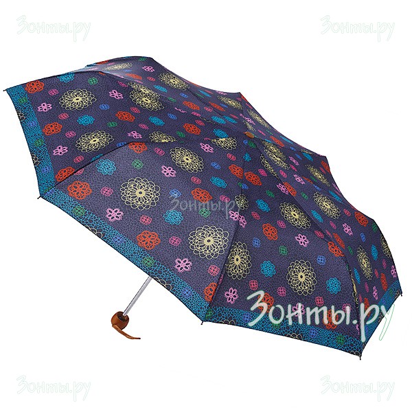 Зонтик женский механический с тонким рисунком по всему куполу Airton 3535-84