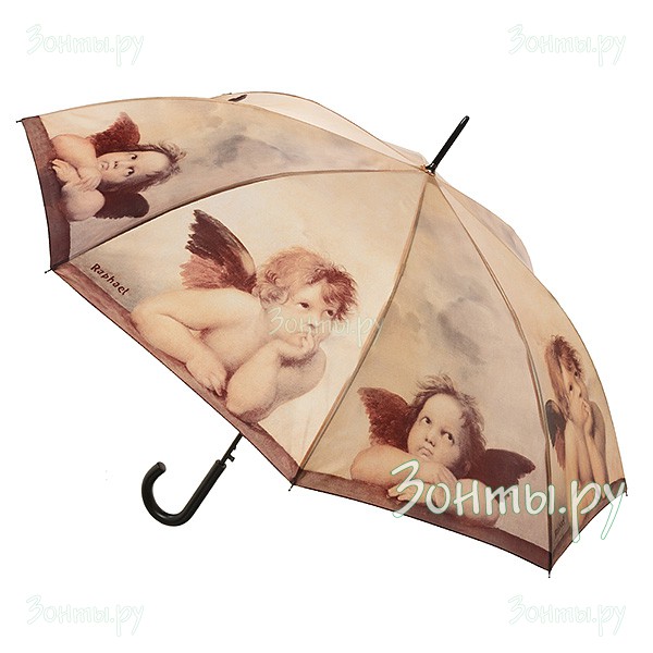 Зонт-трость Doppler 74157R Angel с картиной Рафаэля