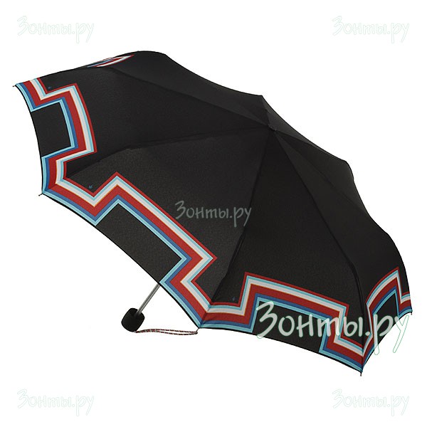 Женский облегченный зонт Fulton L354-2828 Roman Stripe Minilite-2