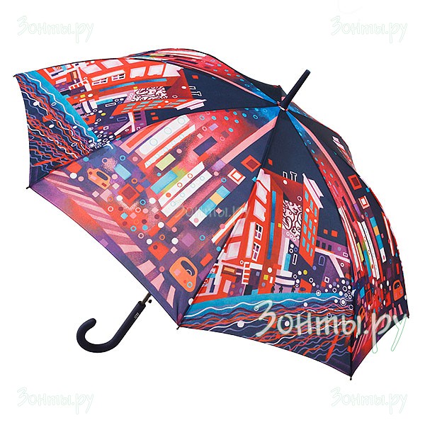Автоматический зонт-трость Zest 21625-396 для женщин (с рисунком)