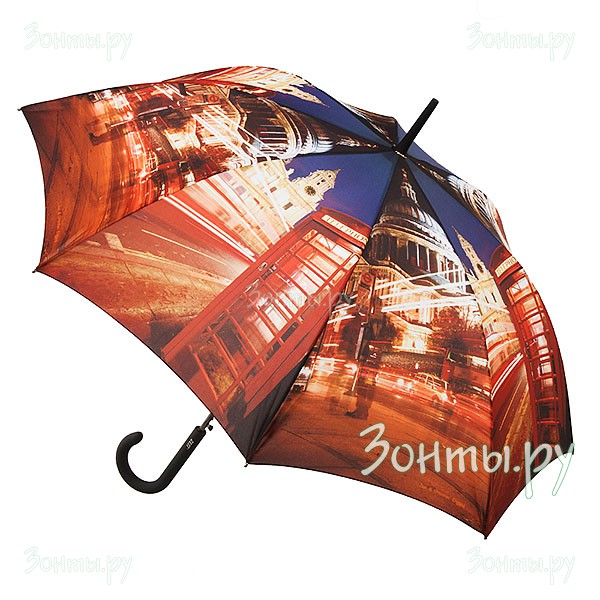 Женский автоматический зонт-трость с рисунком Zest 21625-399