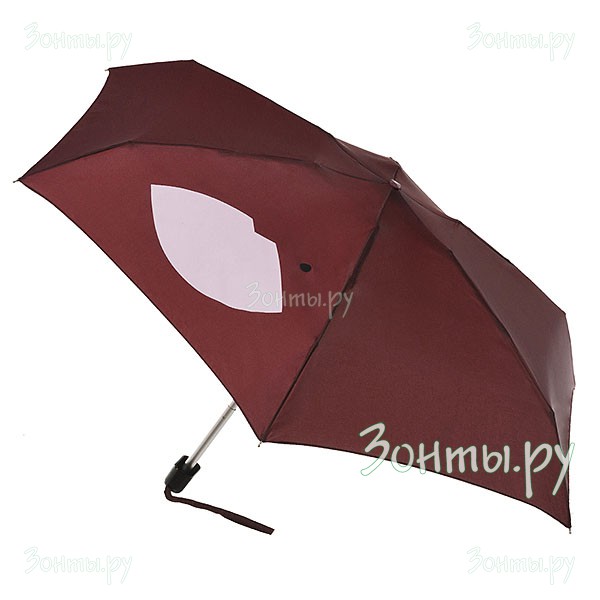 Маленький дизайнерский зонтик Lulu Guinness L717-2872 Abstract Lips