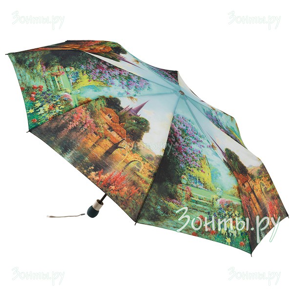 Зонтик женский  Zest 23625-135 с рисунком
