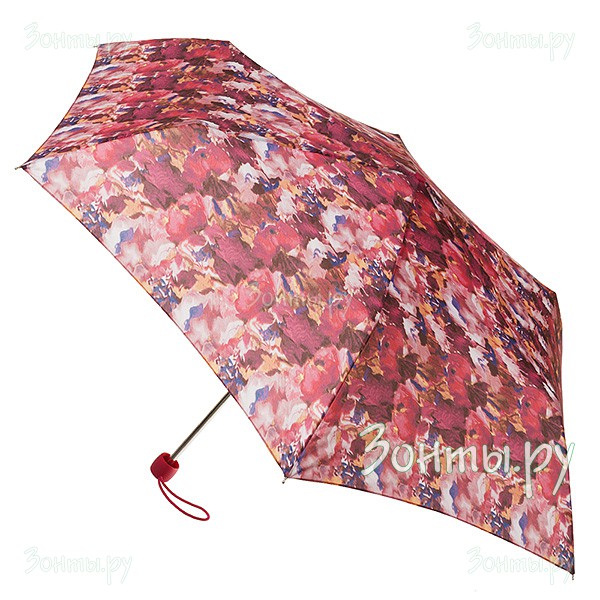 Легкий и маленький зонтик Fulton L553-2934 Blurred Floral Pink