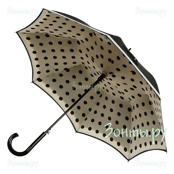 Двусторонний женский зонт-трость Fulton L754-2939 Circle Line