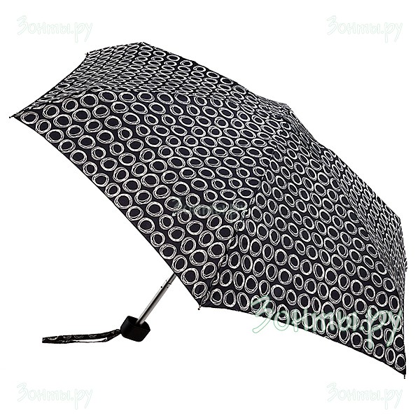 Женский маленький зонт Fulton L501-3021 Scribble Spot Tiny-2