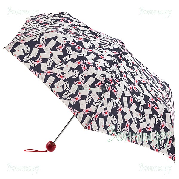Женский зонтик с дизайнерский Lulu Guinness L718-3081 Envelope Print