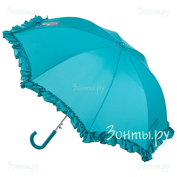 Детский зонт голубого цвета с рюшами Airton 1652-14