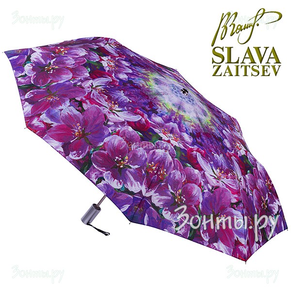 Женский зонт с дизайнерским рисунком Слава Зайцев SZ-056/1 mini