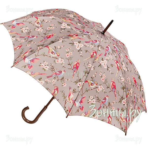 Дизайнерский женский зонт Cath Kidston L541-3060 British Birds Grey
