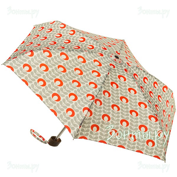 Дизайнерский зонт Orla Kiely L744-3209 Flower Oval Stem Tomato