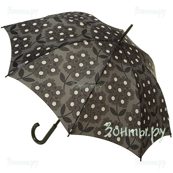 Женский зонт-трость дизайнерский Orla Kiely L745-2289 Rhododendron