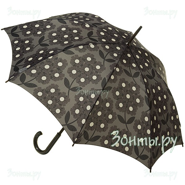 Женский зонт-трость дизайнерский Orla Kiely L745-2289 Rhododendron