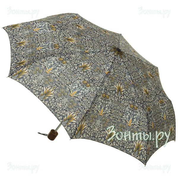 Легкий дизайнерский зонт для женщин Morris Co L757-3197 Snakehead Navy Minilite-2