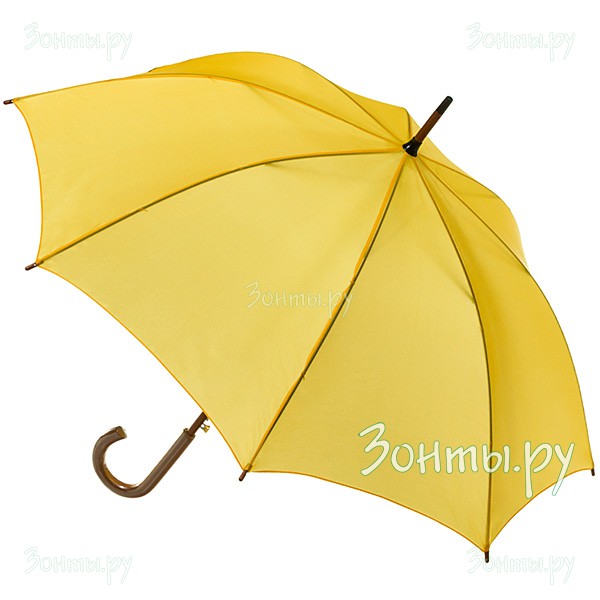 Рекламный зонт-трость желтого цвета Promo 3520014