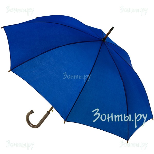 Зонт-трость рекламный синего цвета Promo 3520139