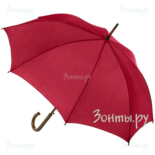 Зонт-трость рекламный красного цвета Promo 3520009