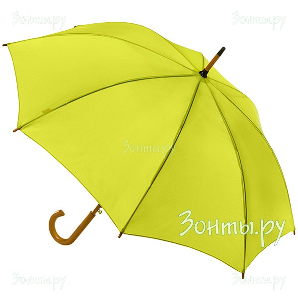 Зонт-трость рекламный желтого цвета Promo 3520213