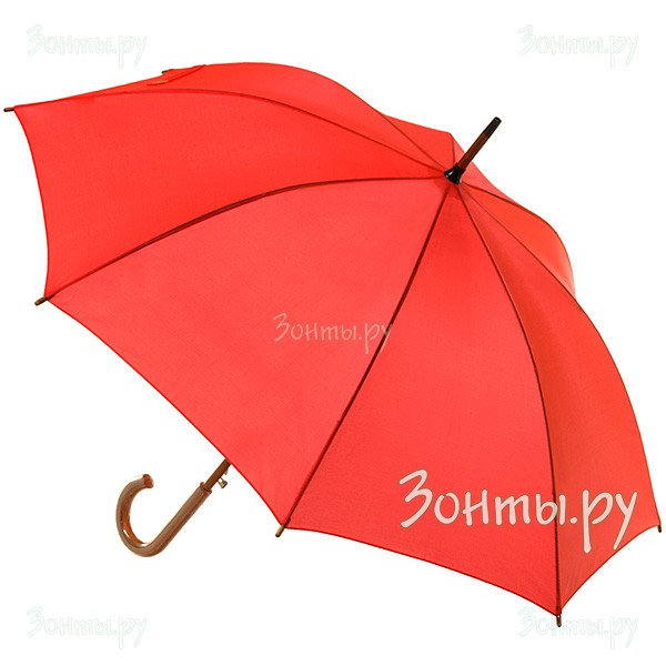 Рекламный зонт-трость красного цвета Promo 3520011