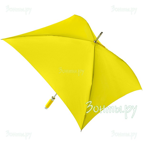 Желтый зонт-трость с квадратным куполом Geometric-403