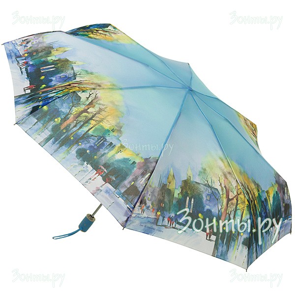 Женский зонт полный автомат с большим куполом Zest 24985-182