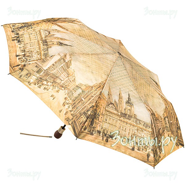 Автоматический женский зонт с принтом Zest 23625-459