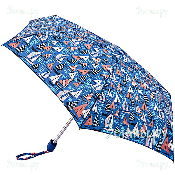 Женский зонт плоской формы Fulton L501-3365 Sail Away Tiny-2