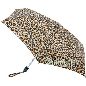 Нажмите чтобы увеличить Компактный женский зонт плоской формы Fulton L501-3369 Wild Cat Tiny-2