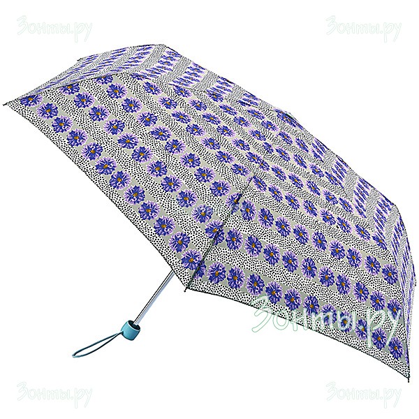 Легкий женский зонтик компактный Fulton L553-3374 Tropical Stripe