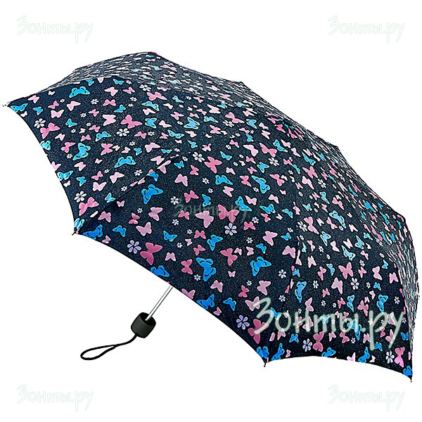 Женский зонт с проявляющимися рисунками Fulton L779-3391 Butterfly SuperLite-2