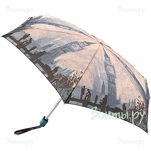 Миниатюрный женский зонтик с рисунком Fulton L794-2728 Monet Thames BelowTiny-2