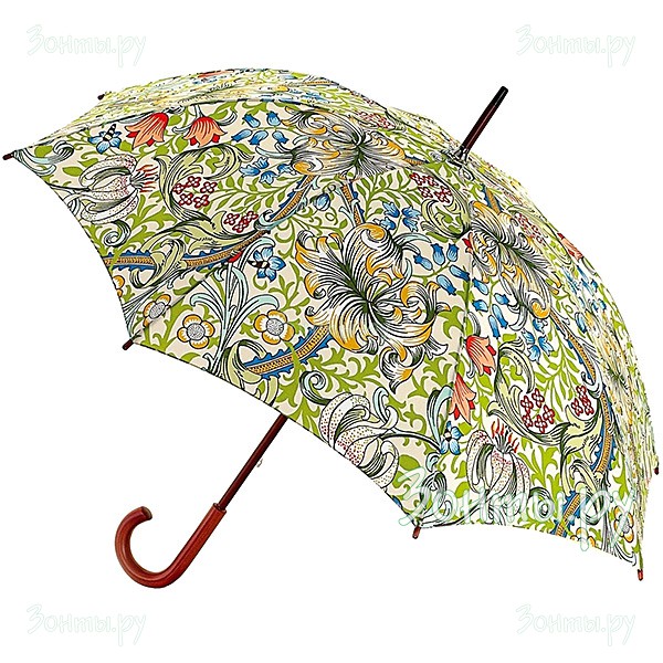 Дизайнерский женский зонт с цветочным узором Morris Co L788-1605 Golden Lily Roma-2