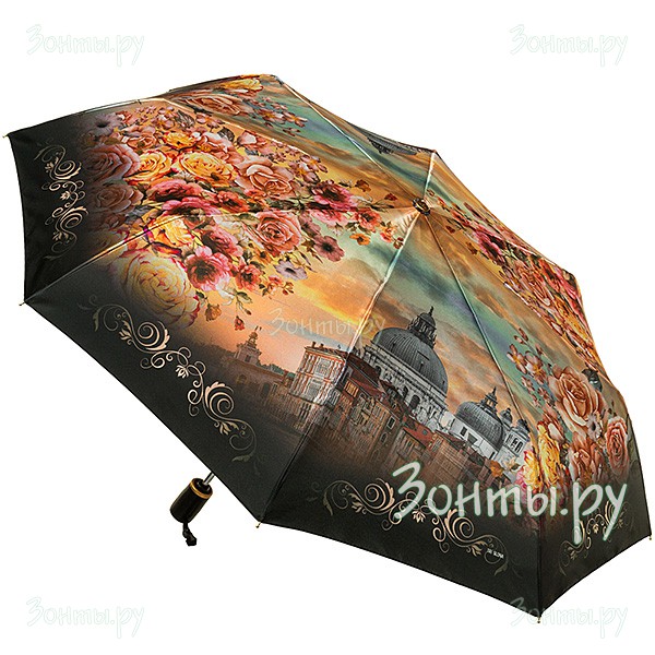 Женский зонт полный автомат с большим куполом Три слона 145-49K