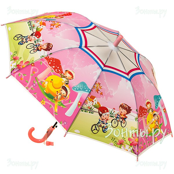 Розовый зонт Ребятишки для детей Torm 14808-01
