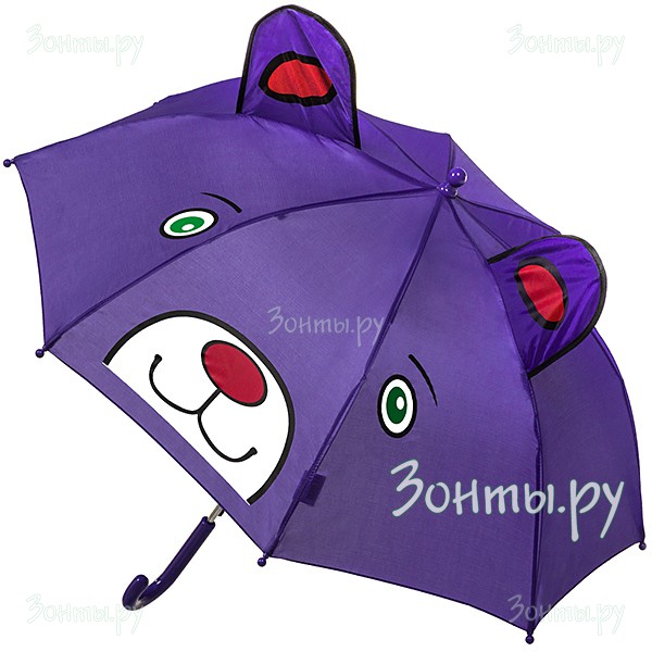 Детский зонтик Фиолетовый мишка ArtRain 1653-06