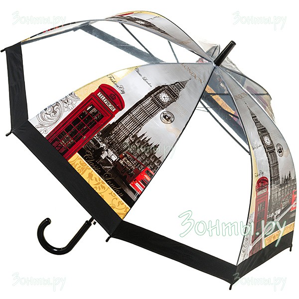 Прозрачный зонт-трость для женщин, автомат, Torm 14895-03