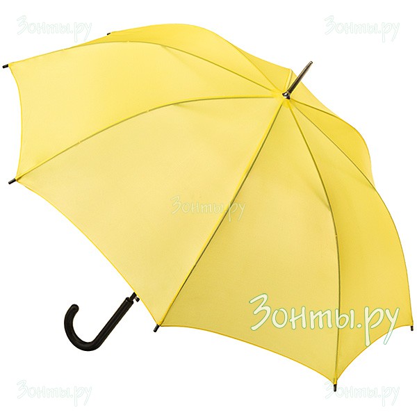 Женский зонт-трость Torm 1401-04 желтый однотонный, автомат