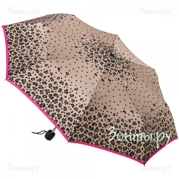 Женский легкий зонтик с рисунком Fulton L354-3530 Spotty Leopard