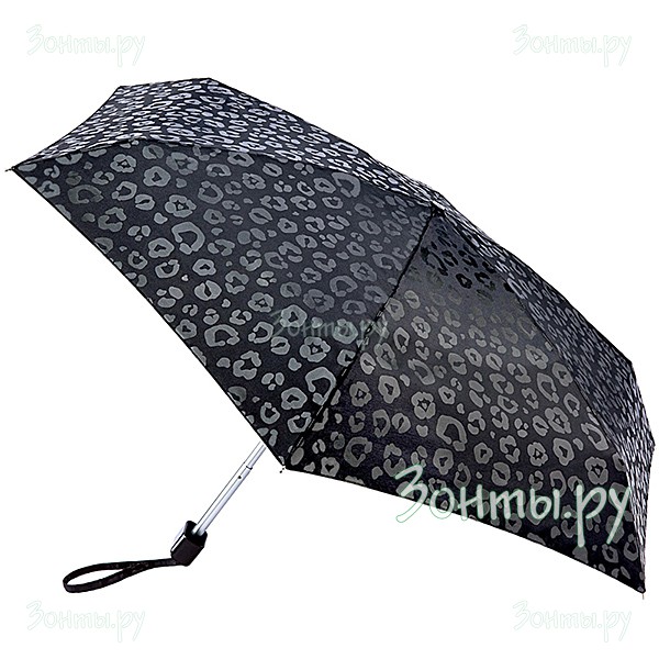 Компактный женский зонт с узором Fulton L501-3524 Luxury Leopard